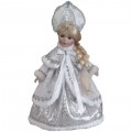 Декоративная кукла "Снегурочка Варенька" 30 см, белая