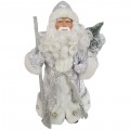 Декоративная кукла "Дед Мороз" 30 см, серебряный