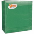 Салфетки бумажные VEIRO 2сл, 33*33см, зеленые, 25шт/упак